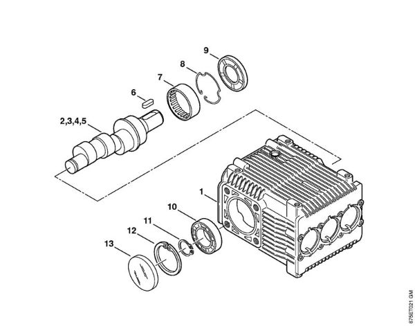 Pump, cam Electric pressure washers (RE) RE 521 Stihl
