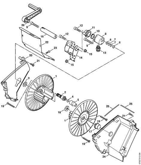 Hose reel Electric pressure washers (RE) RE 581 PLUS Stihl