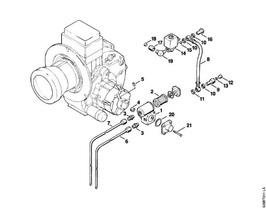 Fuel pump Electric pressure washers (RE) RE 600 W Stihl