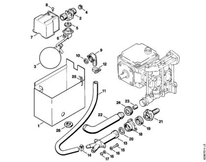 Water tank Electric pressure washers (RE) RE 630 W Stihl
