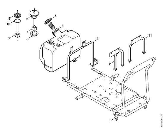 Chassis    X 35 800 836,    X 22 947 954 (36.95) Electric pressure washers (RE) RE 640 W Stihl