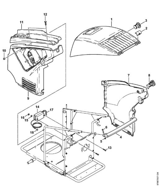 Machine cover Electric pressure washers (RE) RE 661 Stihl