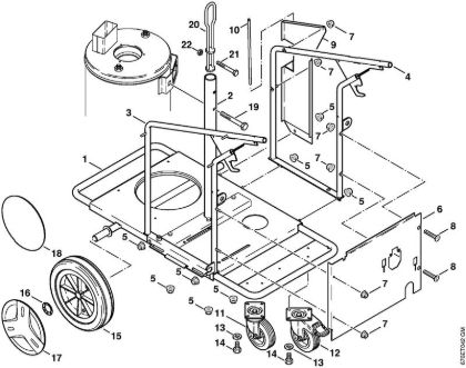 Chassis Electric pressure washers (RE) RE 661 PLUS Stihl