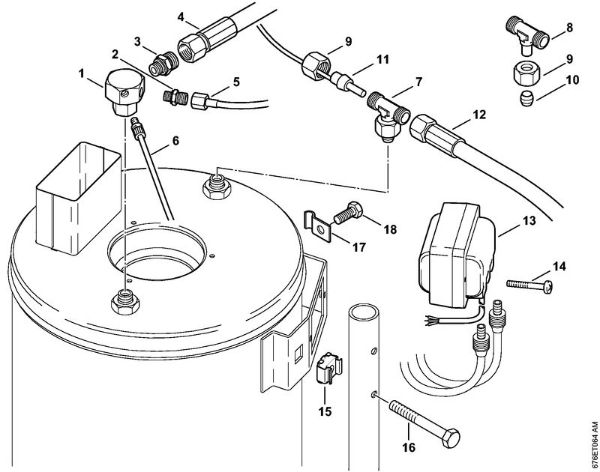 Heat exchanger, ignition transformer Electric pressure washers (RE) RE 661 PLUS Stihl