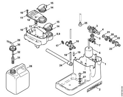 Water tank Electric pressure washers (RE) RE 661 PLUS Stihl