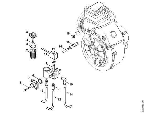 Fuel pump Electric pressure washers (RE) RE 880 W Stihl