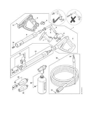 Picture of Spray gun, Spray lance/wand RE 90 - 4951