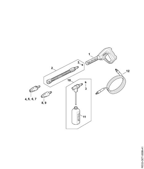 Picture of Spray gun, Spray lance/wand RE 90.0