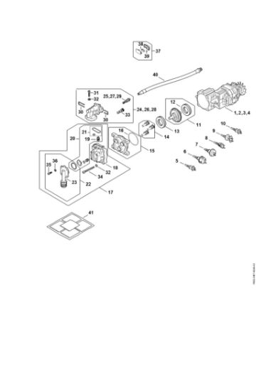 Picture of Electric motor, Connecting cable, Valve block, Pump RE 90.0 PLUS