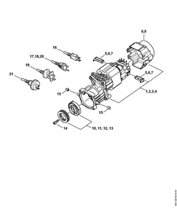 Electric motor, Connecting cable Electric pressure washers (RE) RE 95 Stihl