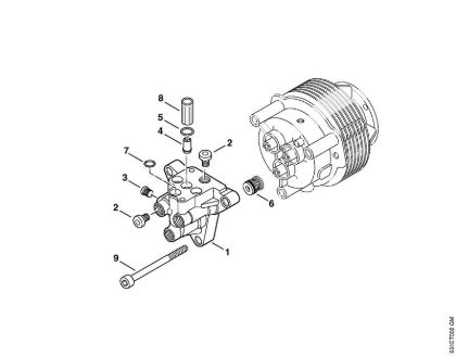 Valve block Gasoline powered pressure washers (RB) RB 301 Stihl