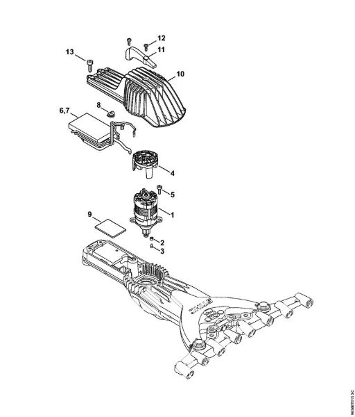 Electric motor Special-purpose cordless units (SPA) SPA 65 Stihl