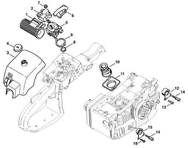 Air filter Special-purpose units (PC, SP, MC) MC 200 Stihl