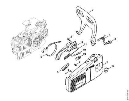 Chain sprocket cover Special-purpose units (PC, SP, MC) MC 200 Stihl