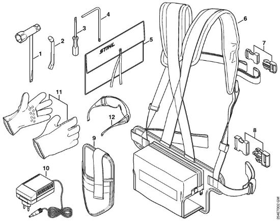 Harness, Tools, Extras Special-purpose units (PC, SP, MC) MC 200 Stihl