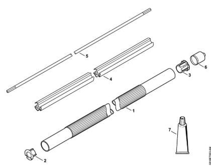 Drive tube assembly PC 70 Special-purpose units (PC, SP, MC) PC 70 Stihl