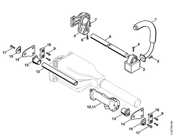 Handle Special-purpose units (PC, SP, MC) SP 450 Stihl