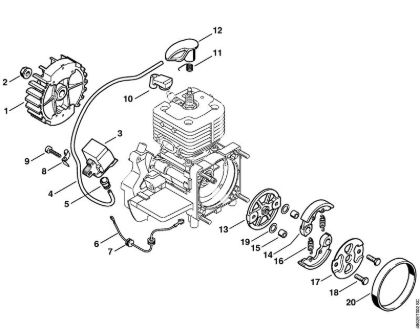 Ignition system, Clutch Special-purpose units (PC, SP, MC) SP 481 Stihl