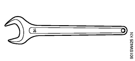 Wrench 34 Special-purpose units (PC, SP, MC) SP 481 Stihl