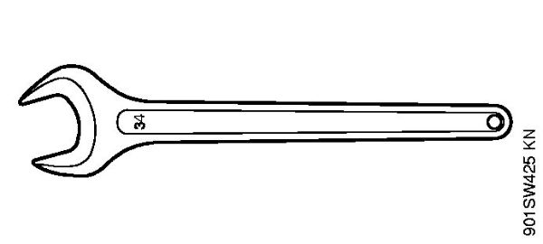 Wrench 34 Special-purpose units (PC, SP, MC) SP 481 Stihl