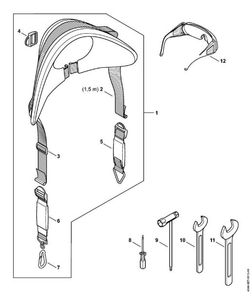 Harness, Tools, Extras Special-purpose units (PC, SP, MC) SP 482 Stihl
