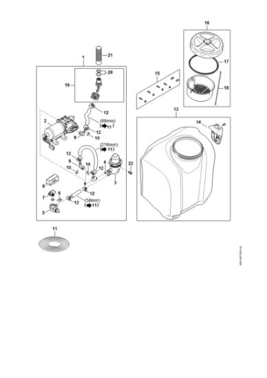 Picture of Electric motor, Pump, Container SGA 85
