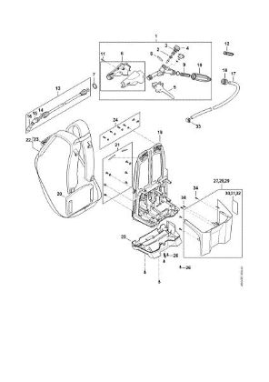 Picture of Spray gun with pressure gauge, Harness SGA 85