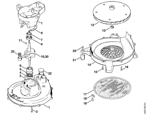 Crankcase Mistblowers (SR) SG 17 L Stihl