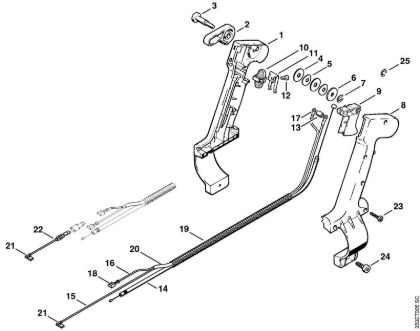 Control handle Mistblowers (SR) SR 400 Stihl