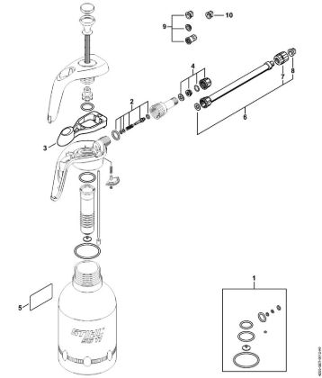 Pump, Nozzle Sprayers (SG) SG 11 Stihl
