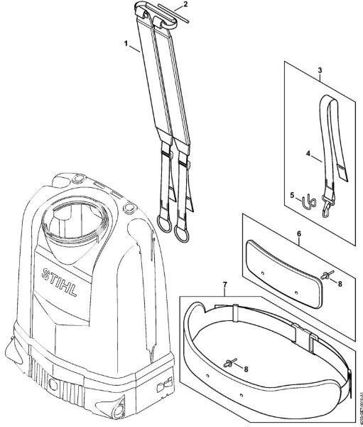 Harness Sprayers (SG) SG 51 Stihl