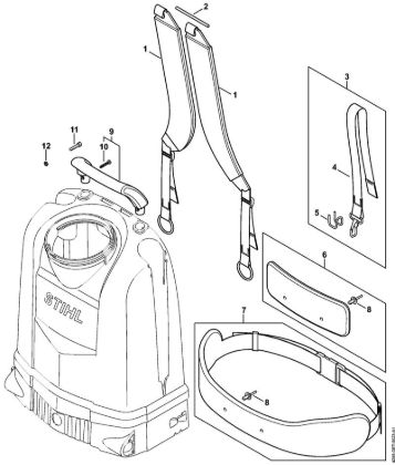 Harness Sprayers (SG) SG 71 Stihl