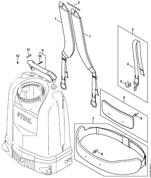 Harness Sprayers (SG) SG 71 Stihl