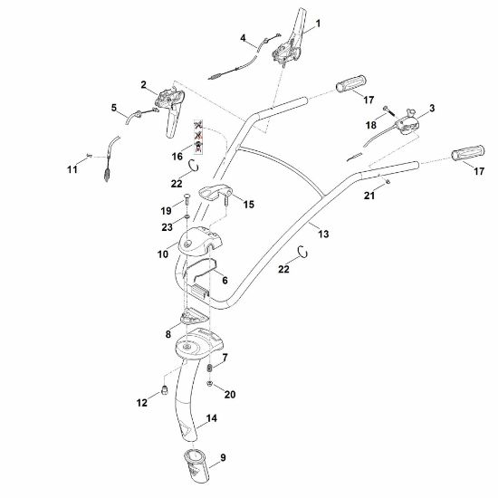 Picture of A - Handle MH 445.0 R