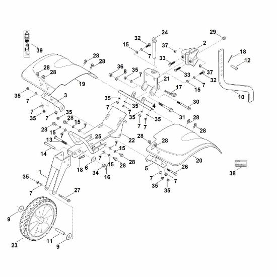 Picture of C - Cover, Chassis MH 600.0