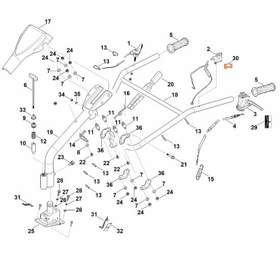 Picture of A - Handle MH 600.1