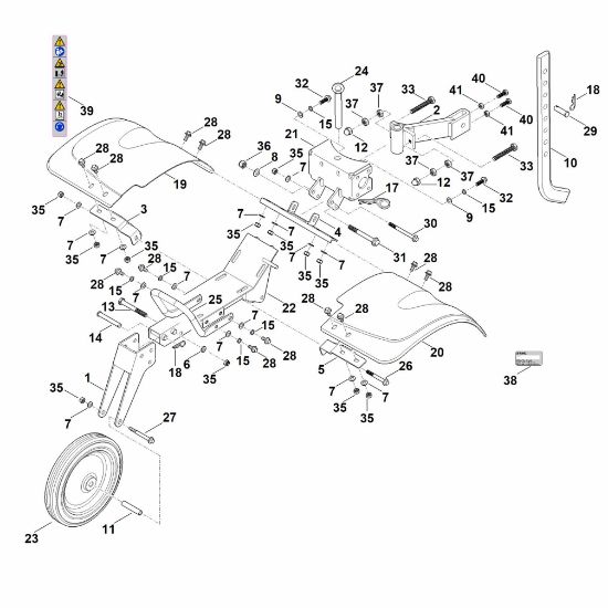 Picture of C - Cover, Chassis MH 600.1