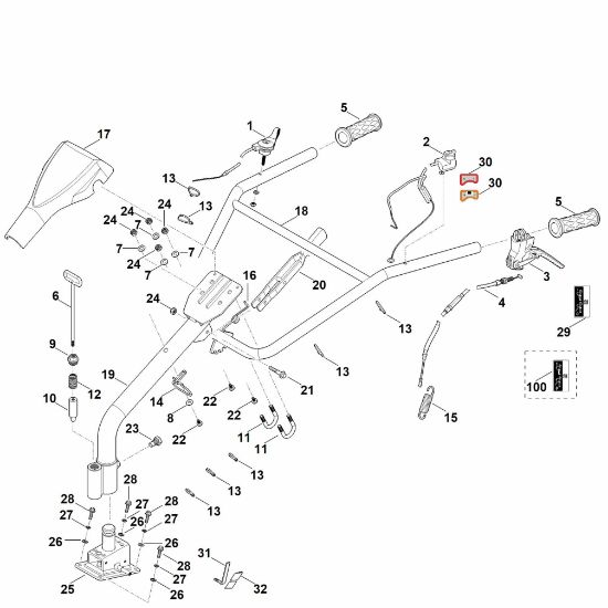 Picture of A - Handle MH 610.0