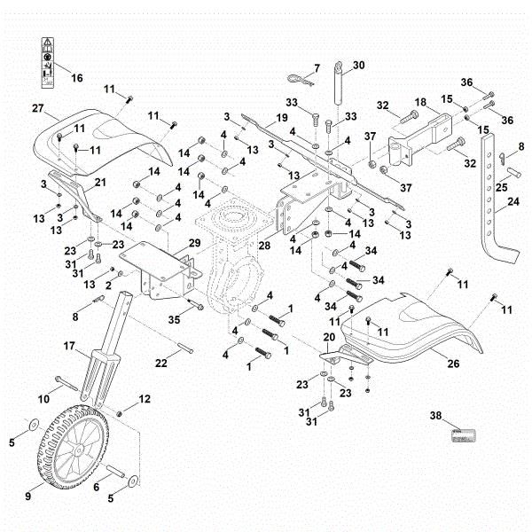 Picture of C - Cover, Chassis MH 700.0