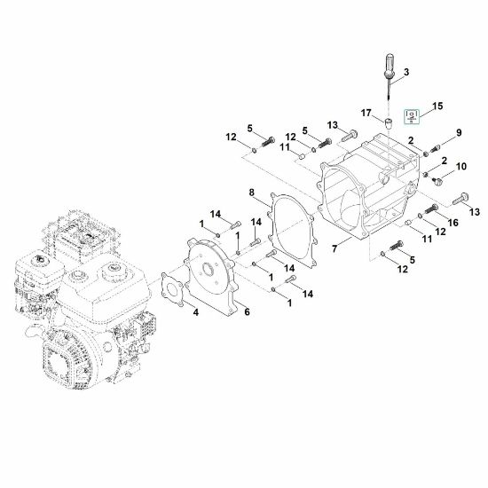 Picture of D - Gear housing MH 700.0