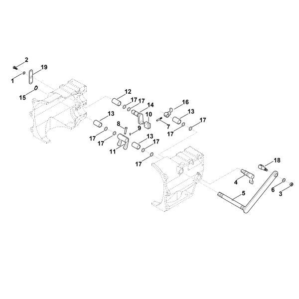 Picture of E - Gear box - Switch shaft MH 700.0