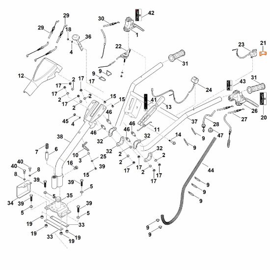 Picture of A - Handle MH 700.1