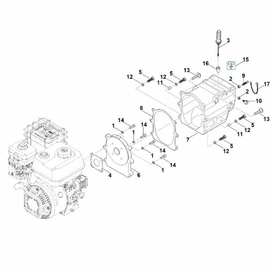 Picture of D - Gear housing MH 700.1