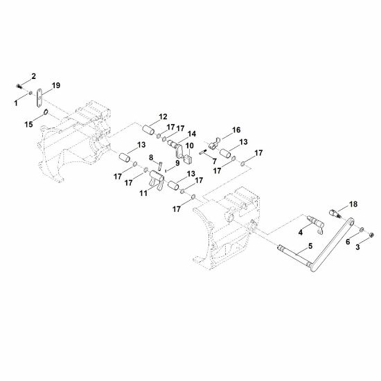 Picture of E - Gear box - Switch shaft MH 700.1