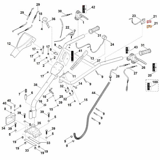 Picture of A - Handle MH 710.0
