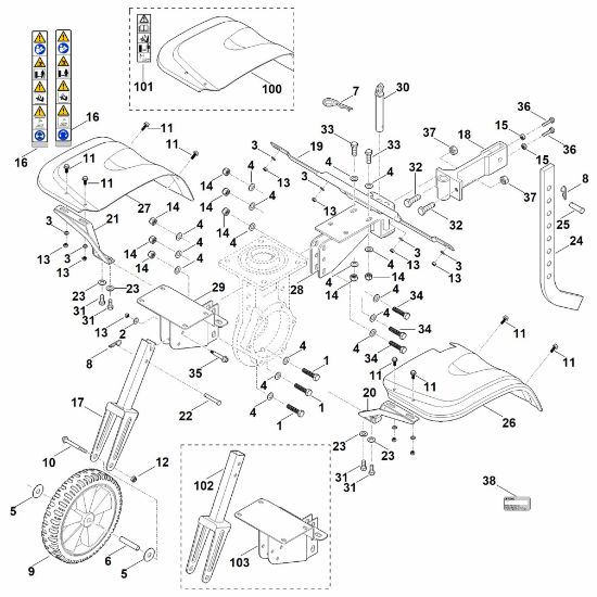 Picture of C - Cover, Chassis MH 710.0