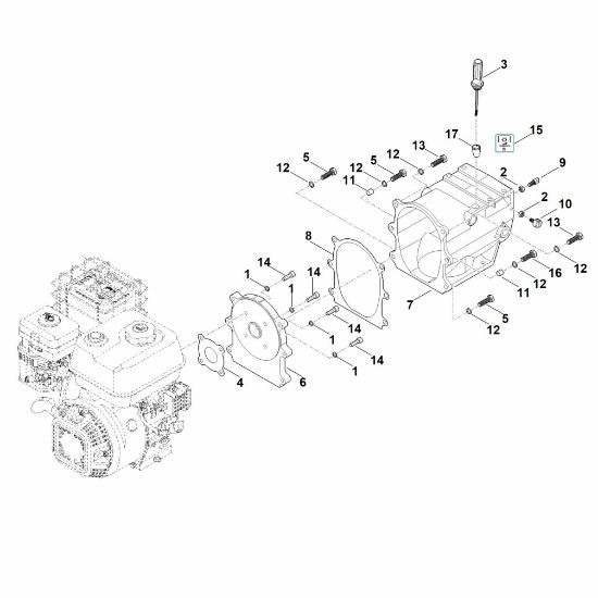 Picture of D - Gear housing MH 710.0