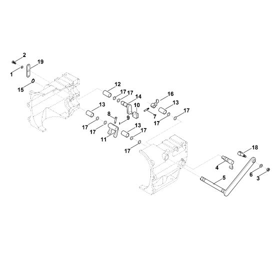 Picture of E - Gear box - Switch shaft MH 710.0