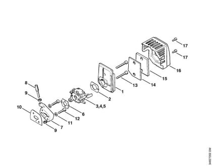 Air filter Backpack brushcutters (FR) FR 106 Stihl