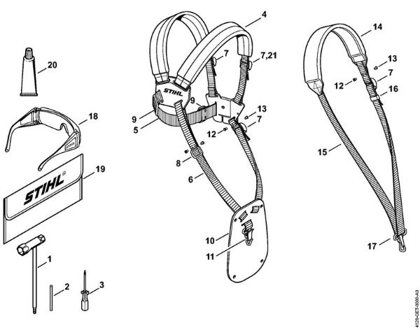 Tools, Extras Backpack brushcutters (FR) FR 106 Stihl